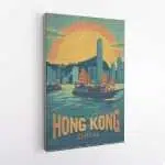 Hong Kong Classic Victoria Harbor Canvas UnitedWorldMemories