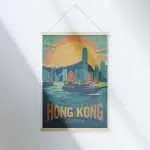 Hong Kong Classic Victoria Harbor Hanger Poster UnitedWorldMemories