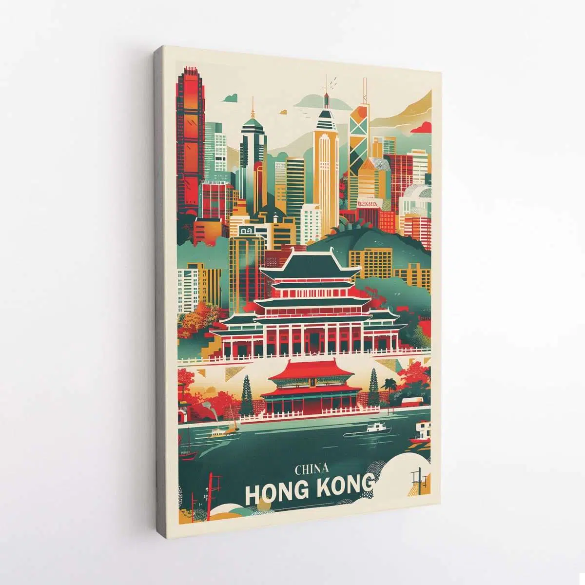 Hong Kong Cultural Fusion Canvas UnitedWorldMemories