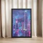 Hong Kong Skyline Spectacle Framed Poster UnitedWorldMemories