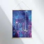 Hong Kong Skyline Spectacle Hanger Poster UnitedWorldMemories