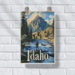 Idaho Fishing Freedom 2x3poster UnitedWorldMemories