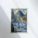 Idaho Fishing Freedom Hanger Poster UnitedWorldMemories