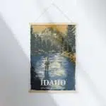 Idaho Fly Fishing Freedom Hanger Poster UnitedWorldMemories