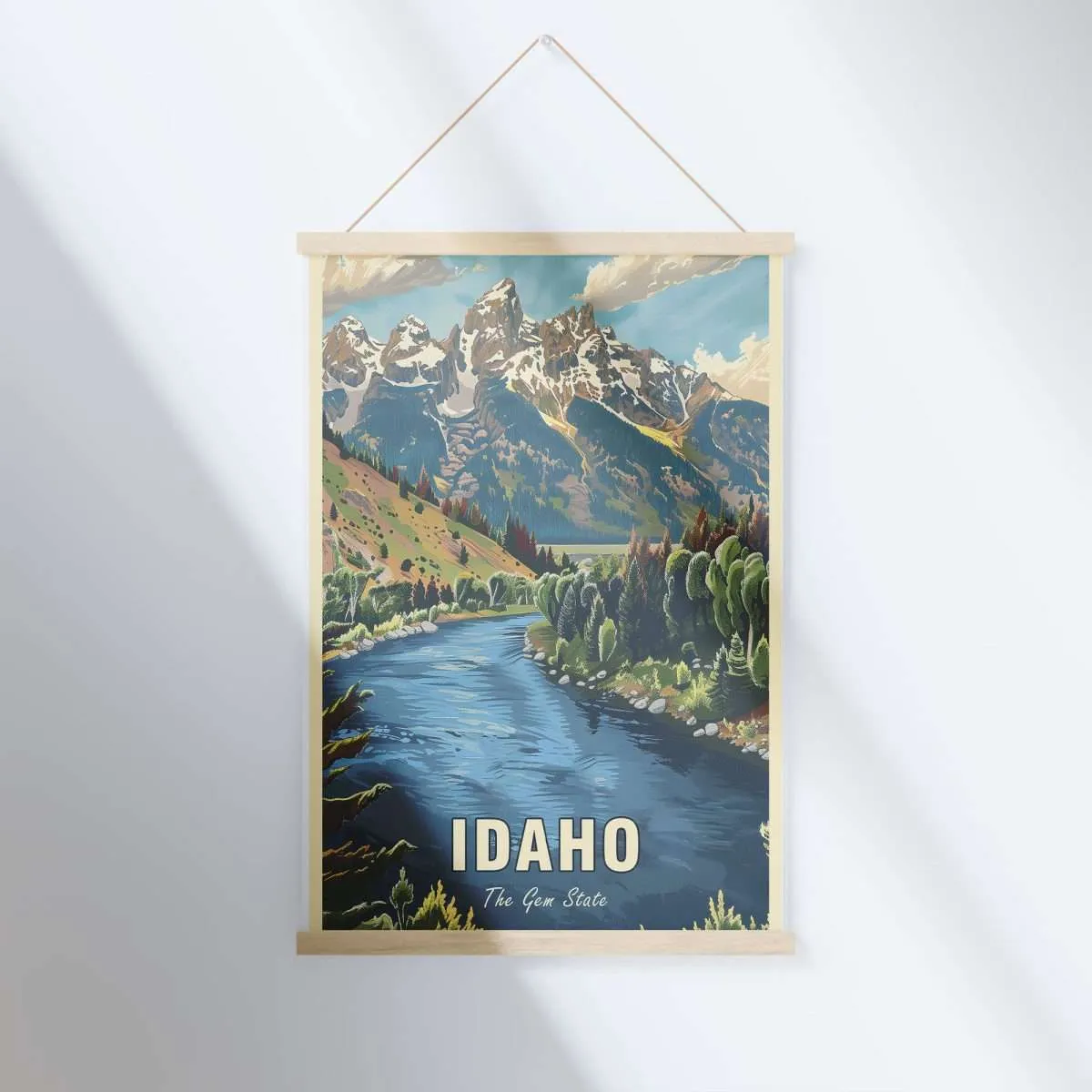 Idaho Gem State Grandeur Hanger Poster UnitedWorldMemories