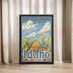 Idaho Potato Paradise Framed Poster UnitedWorldMemories