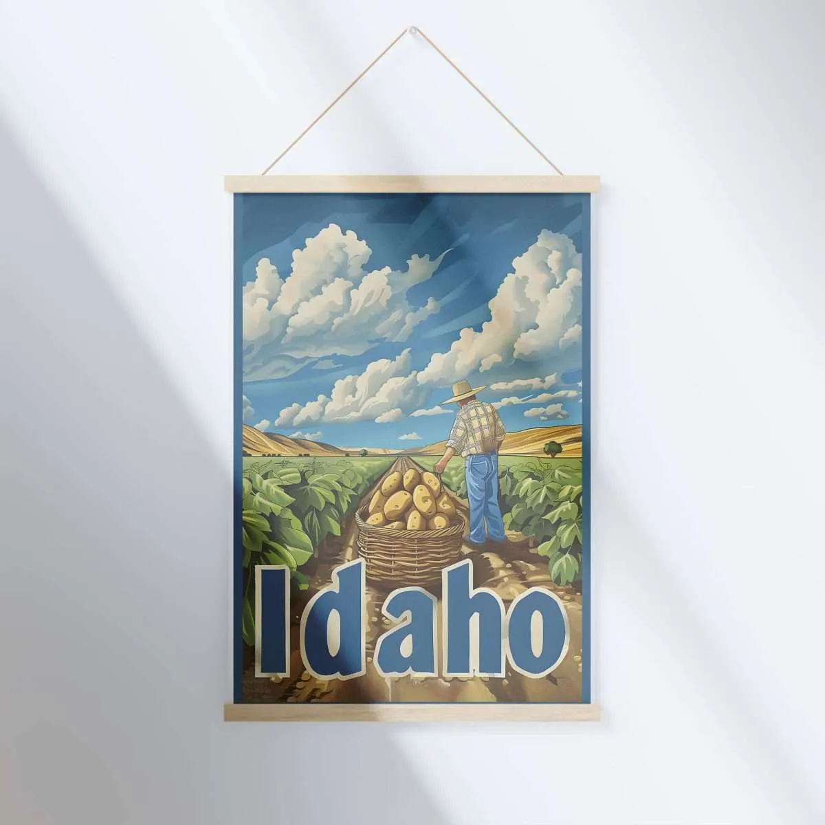 Idaho Potato Paradise Hanger Poster UnitedWorldMemories