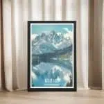 Idaho Sawtooth Splendor Framed Poster UnitedWorldMemories