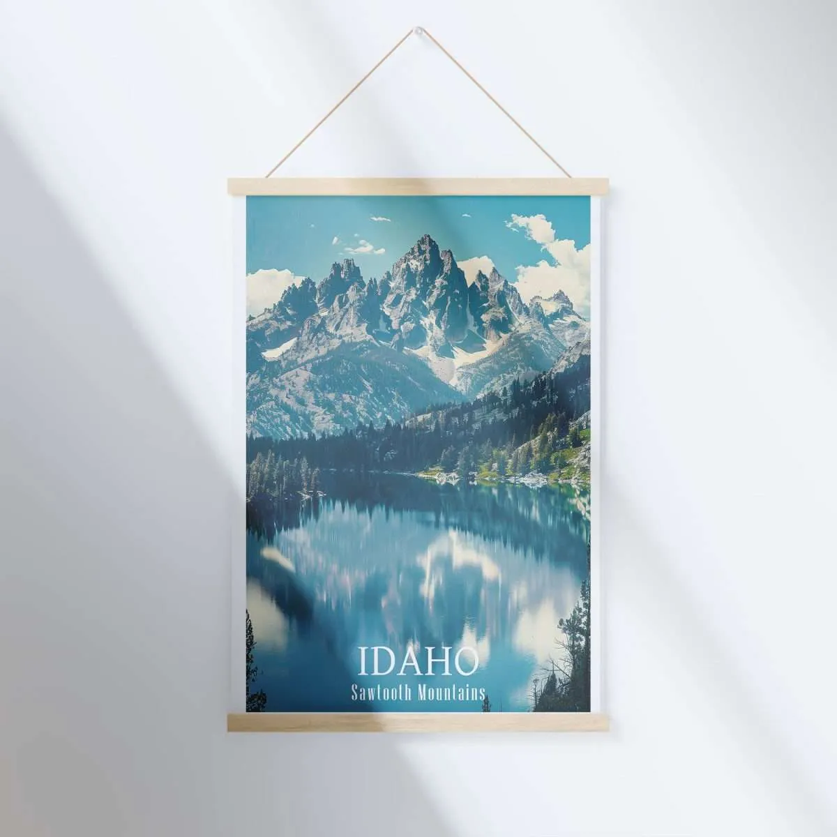 Idaho Sawtooth Splendor Hanger Poster UnitedWorldMemories