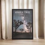 Joshua Tree National Park Cosmic Canopy Framed Poster UnitedWorldMemories