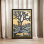 Joshua Tree National Park Desert Dreamscape Framed Poster UnitedWorldMemories