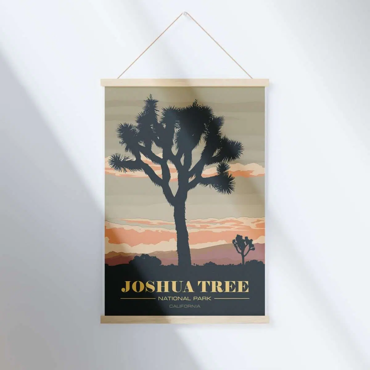 Joshua Tree National Park Joshua Tree Serenity Hanger Poster UnitedWorldMemories