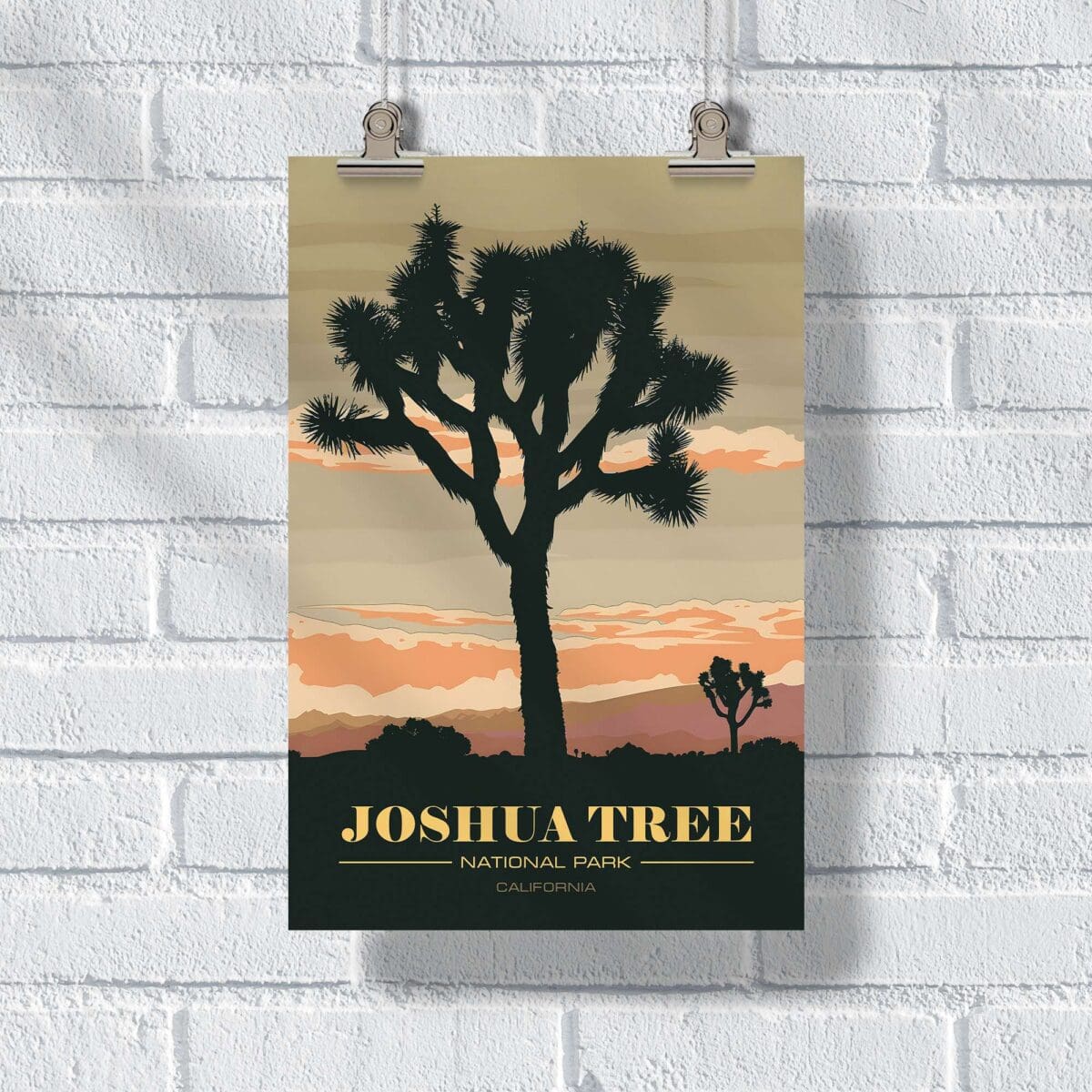 Joshua Tree National Park Joshua Tree Serenity Poster UnitedWorldMemories