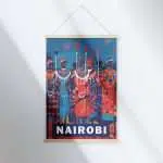 Nairobi Maasai Culture Hanger Poster UnitedWorldMemories