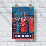 Nairobi Maasai Culture Poster UnitedWorldMemories