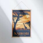 Nairobi Safari Adventure Hanger Poster UnitedWorldMemories