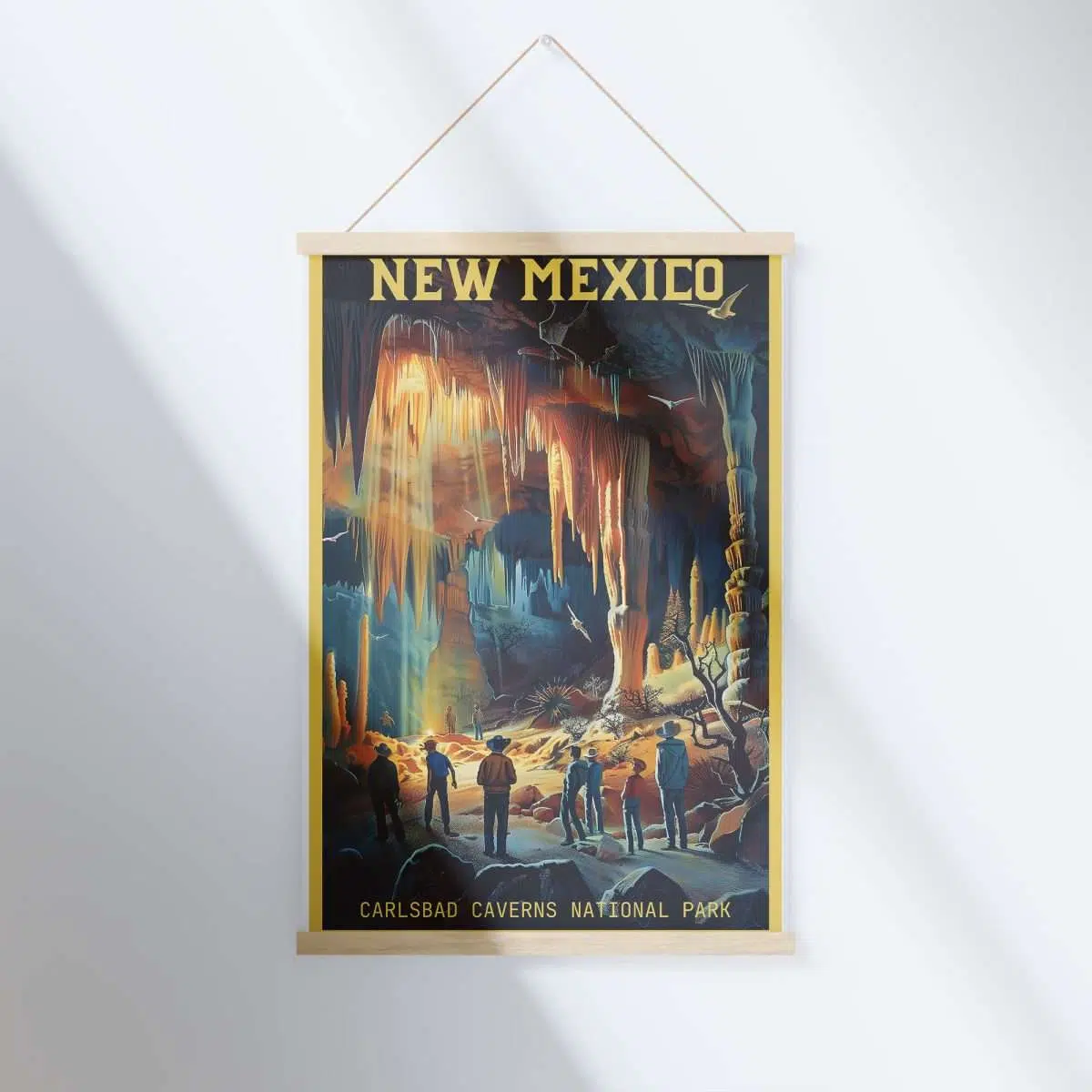 New Mexico Carlsbad Caverns Cathedral Hanger Poster UnitedWorldMemories