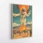 New Mexico Retro Zozobra Canvas UnitedWorldMemories