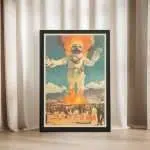 New Mexico Retro Zozobra Framed Poster UnitedWorldMemories