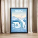 Northwest Territories Arctic Wildlife Framed Poster UnitedWorldMemories