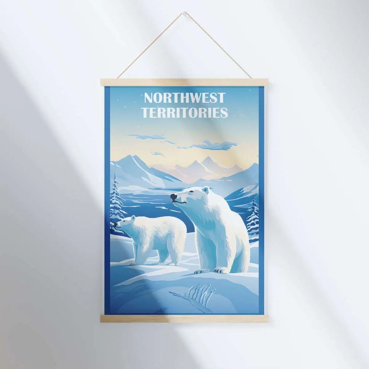 Northwest Territories Arctic Wildlife Hanger Poster UnitedWorldMemories