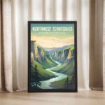 Northwest Territories Nahanni National Park Framed Poster UnitedWorldMemories