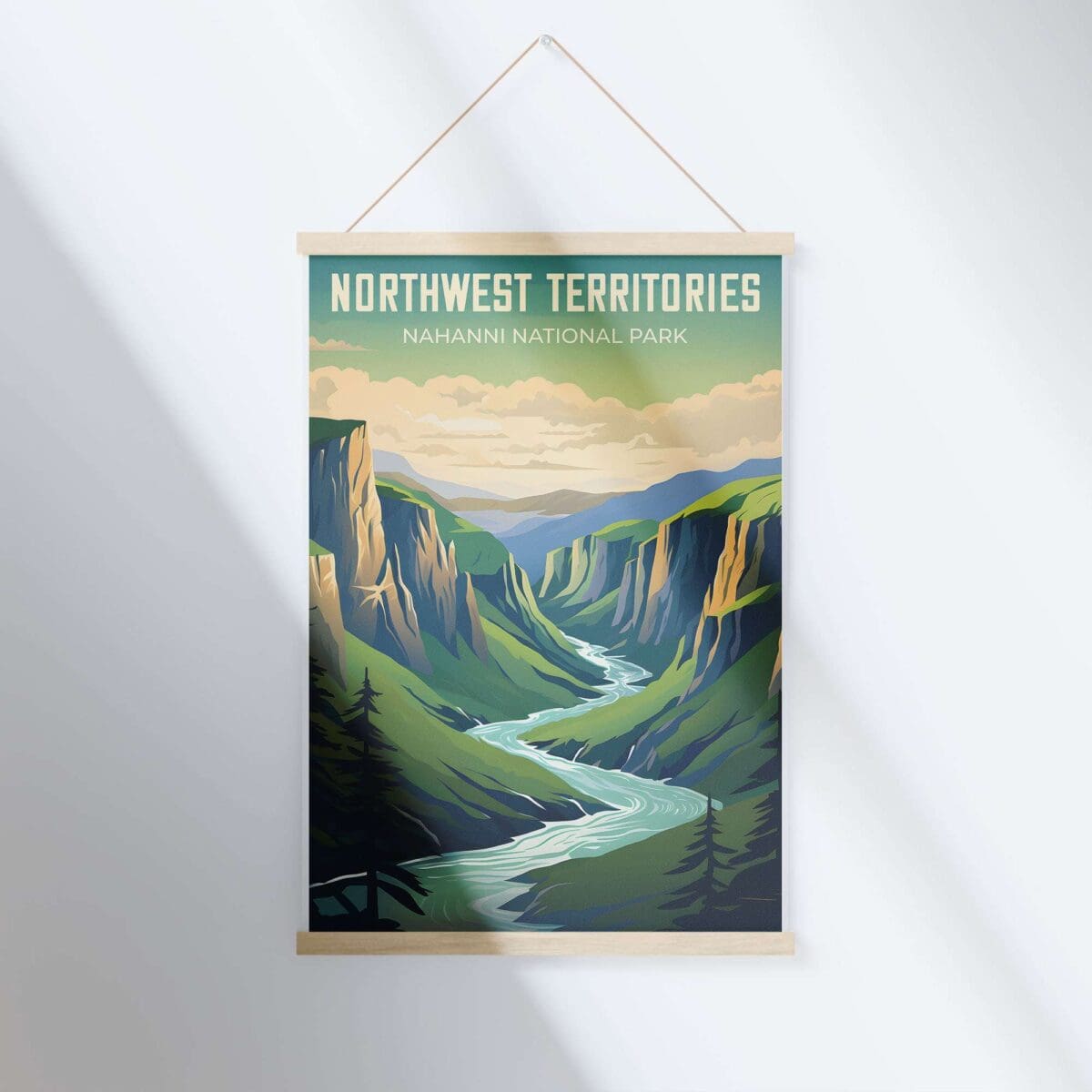Northwest Territories Nahanni National Park Hanger Poster UnitedWorldMemories