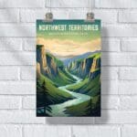 Northwest Territories Nahanni National Park Poster UnitedWorldMemories