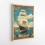 Nova Scotia Vintage Halifax Canvas UnitedWorldMemories