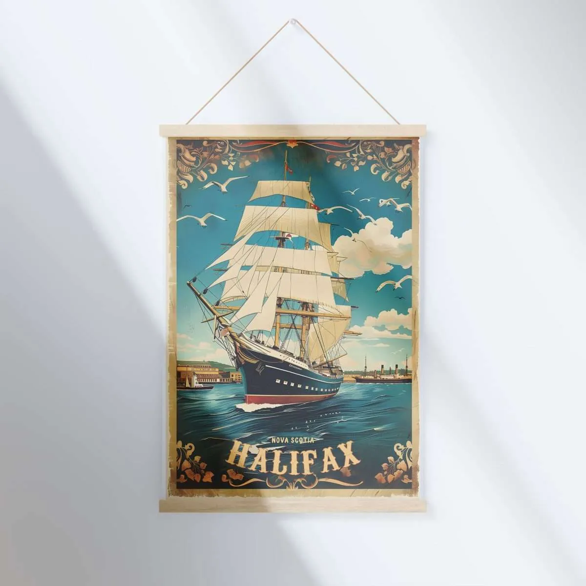 Nova Scotia Vintage Halifax Hanger Poster UnitedWorldMemories