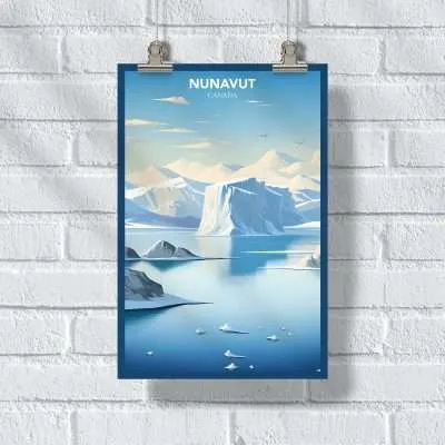 Nunavut Arctic Majesty Poster UnitedWorldMemories