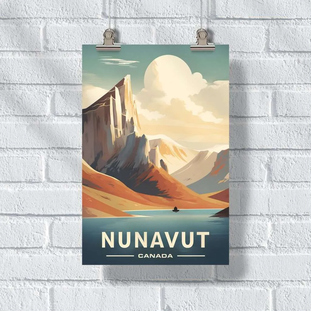 Nunavut Baffin Island Splendor Poster UnitedWorldMemories