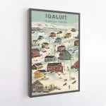 Nunavut Retro Iqaluit Canvas UnitedWorldMemories