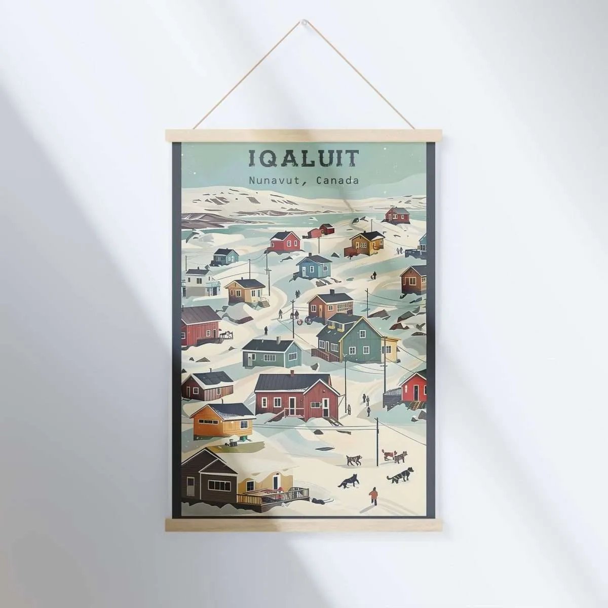 Nunavut Retro Iqaluit Hanger Poster UnitedWorldMemories