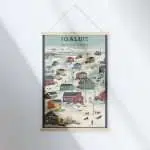 Nunavut Retro Iqaluit Hanger Poster UnitedWorldMemories