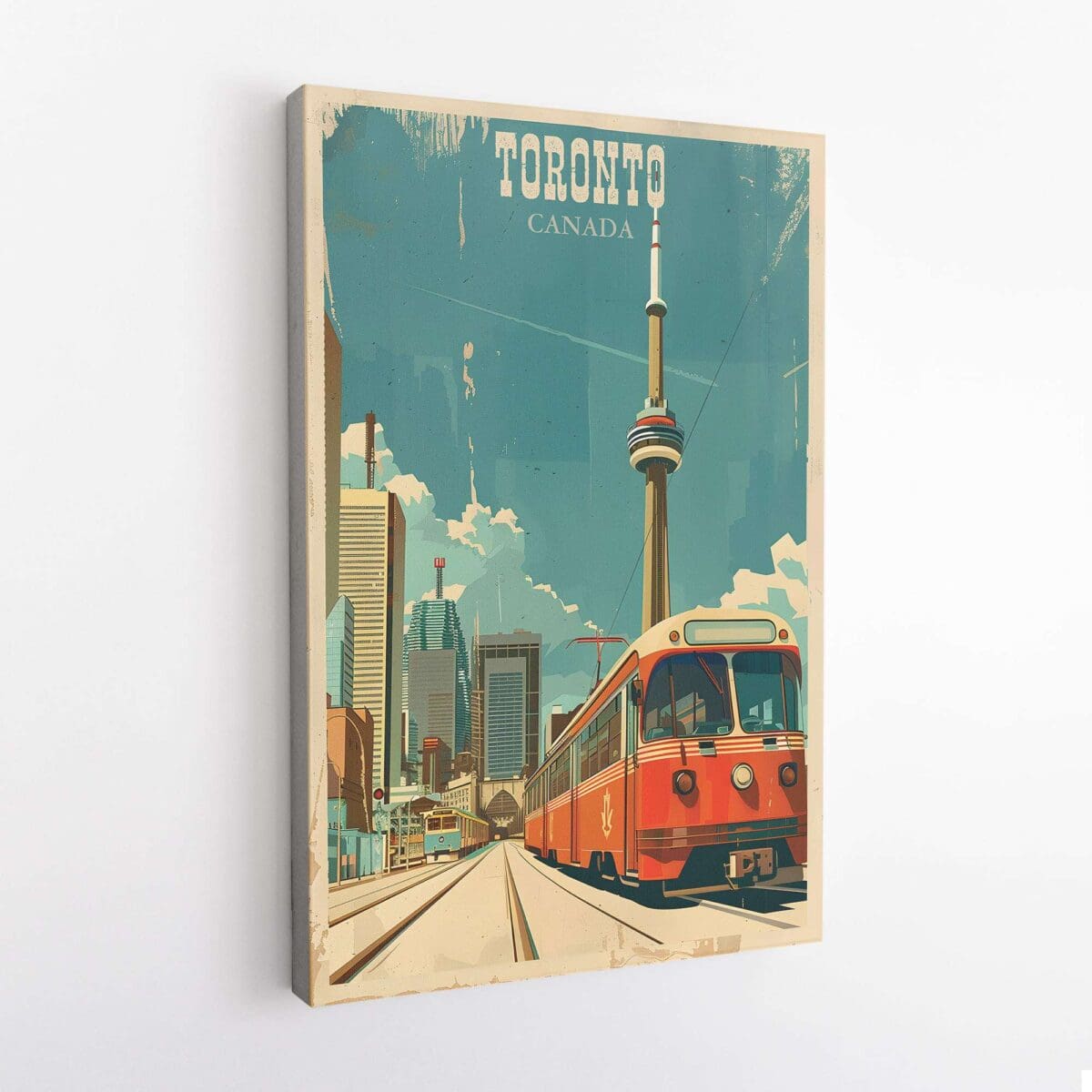 Ontario Vintage Toronto Canvas UnitedWorldMemories