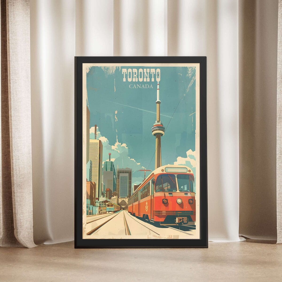 Ontario Vintage Toronto Framed Poster UnitedWorldMemories