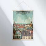 Prince Edward Island Vintage Charlottetown Hanger Poster UnitedWorldMemories