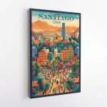 Santiago Urban Oasis Canvas UnitedWorldMemories