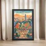 Santiago Urban Oasis Framed Poster UnitedWorldMemories