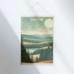 Saskatchewan Retro Cypress Hills Hanger Poster UnitedWorldMemories