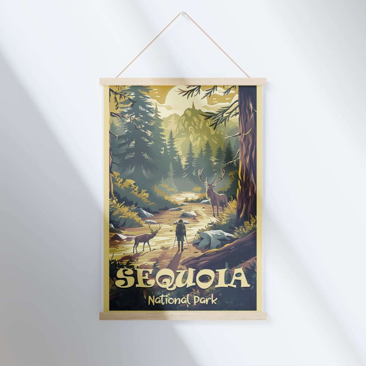 Sequoia National Park Wilderness Wanderlust Hanger Poster UnitedWorldMemories