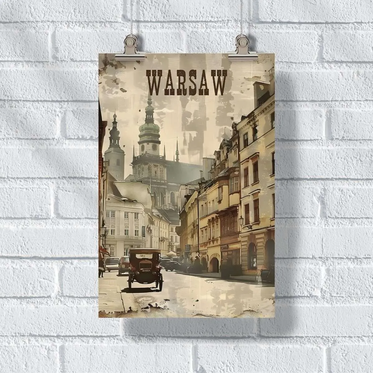 Vintage Warsaw Poster UnitedWorldMemories