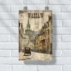 Vintage Warsaw Poster UnitedWorldMemories