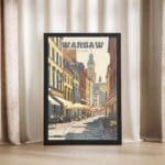 Warsaw Old Town Charm Framed Poster UnitedWorldMemories