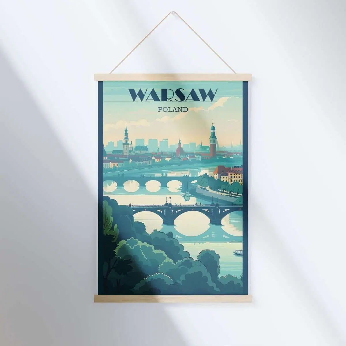 Warsaw Vistula Riverside Hanger Poster UnitedWorldMemories