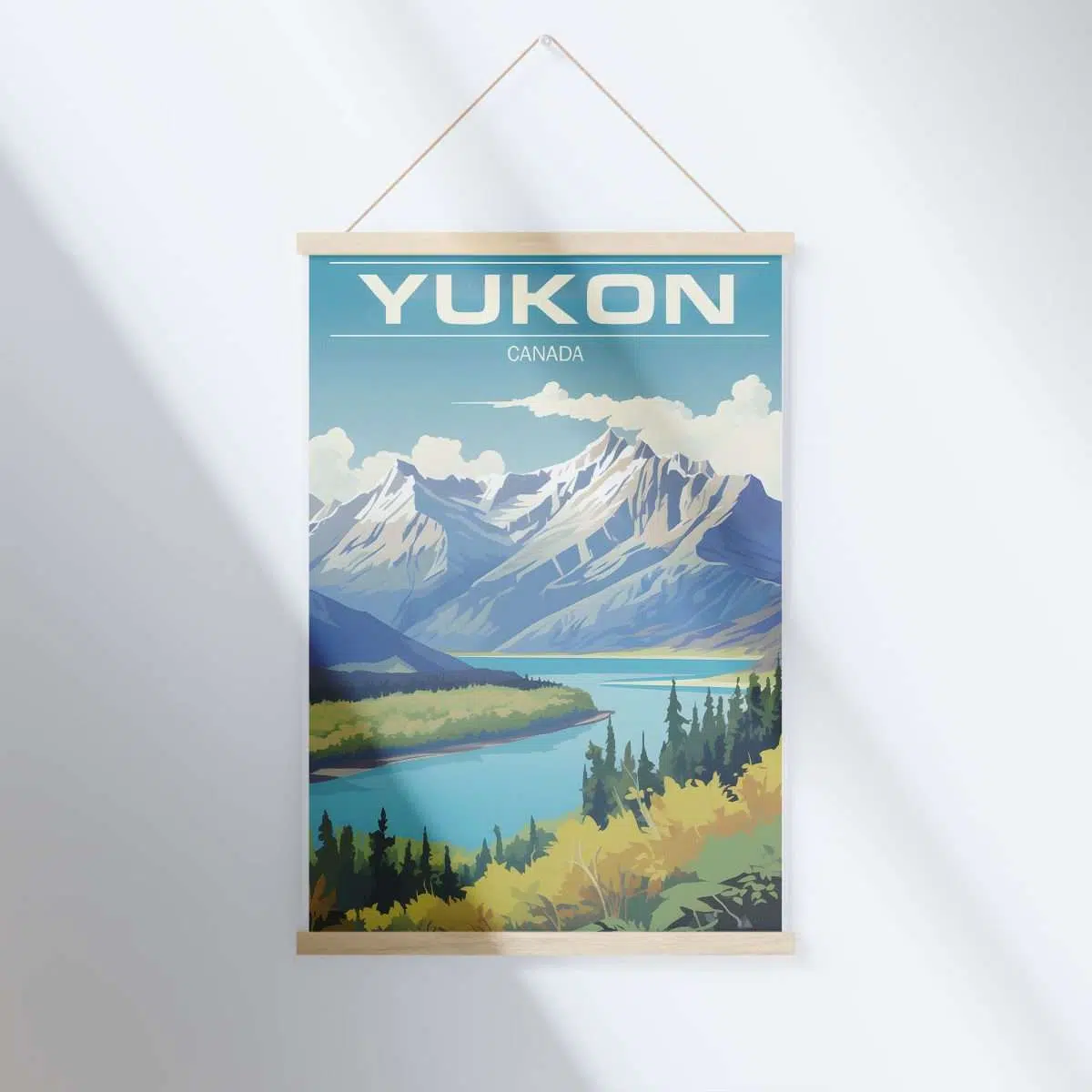 Yukon Kluane National Park Hanger Poster UnitedWorldMemories