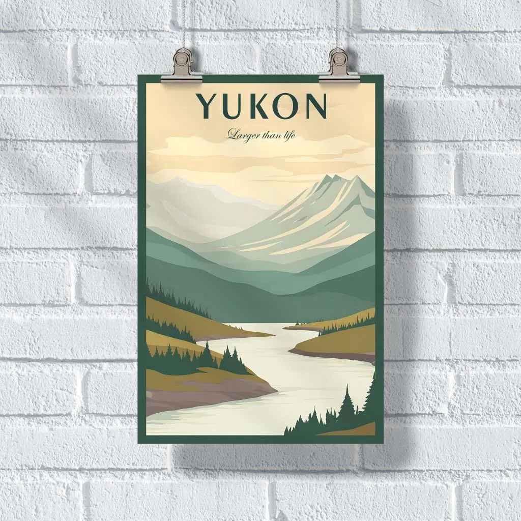 Yukon Larger Than Life Poster UnitedWorldMemories