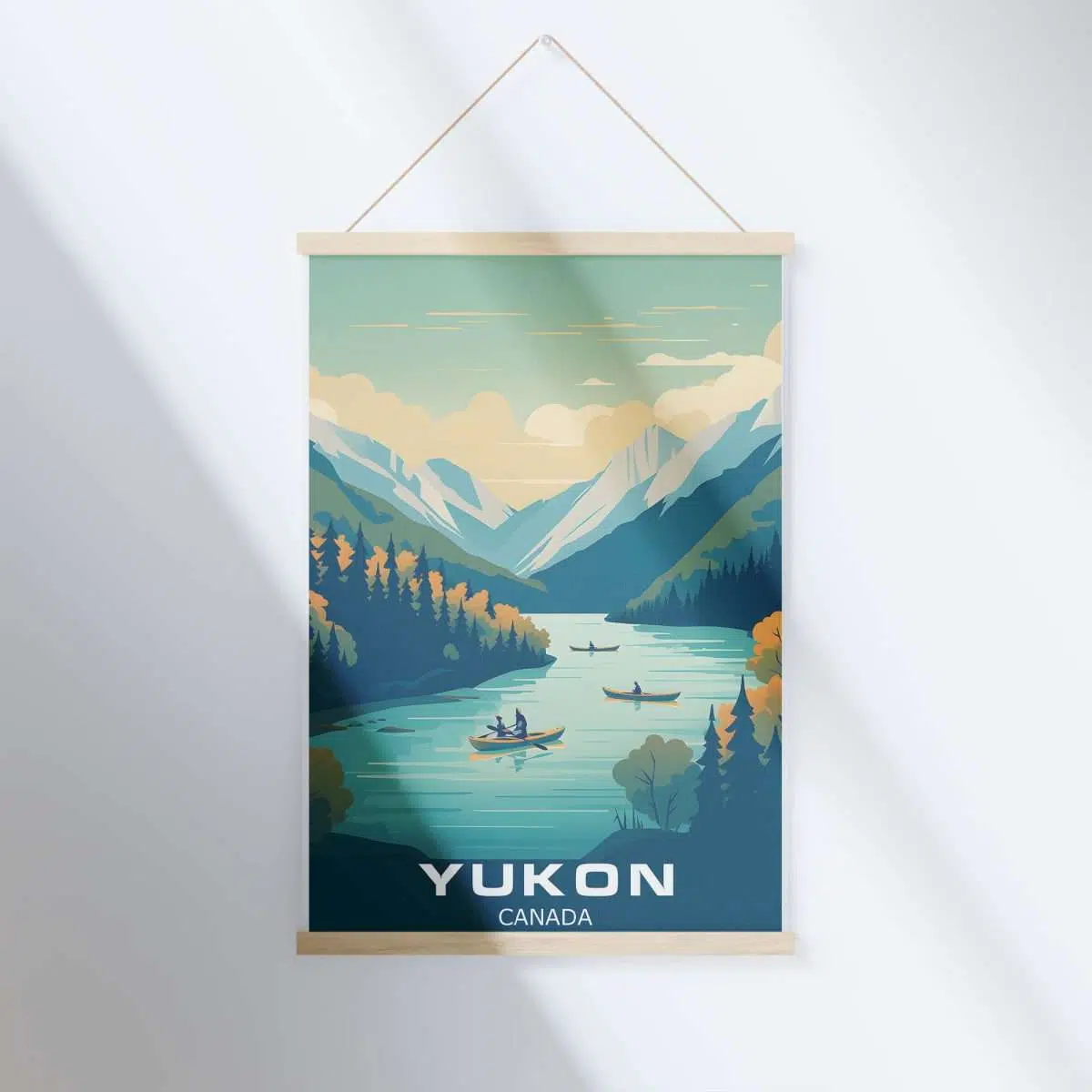 Yukon River Adventure Hanger Poster UnitedWorldMemories