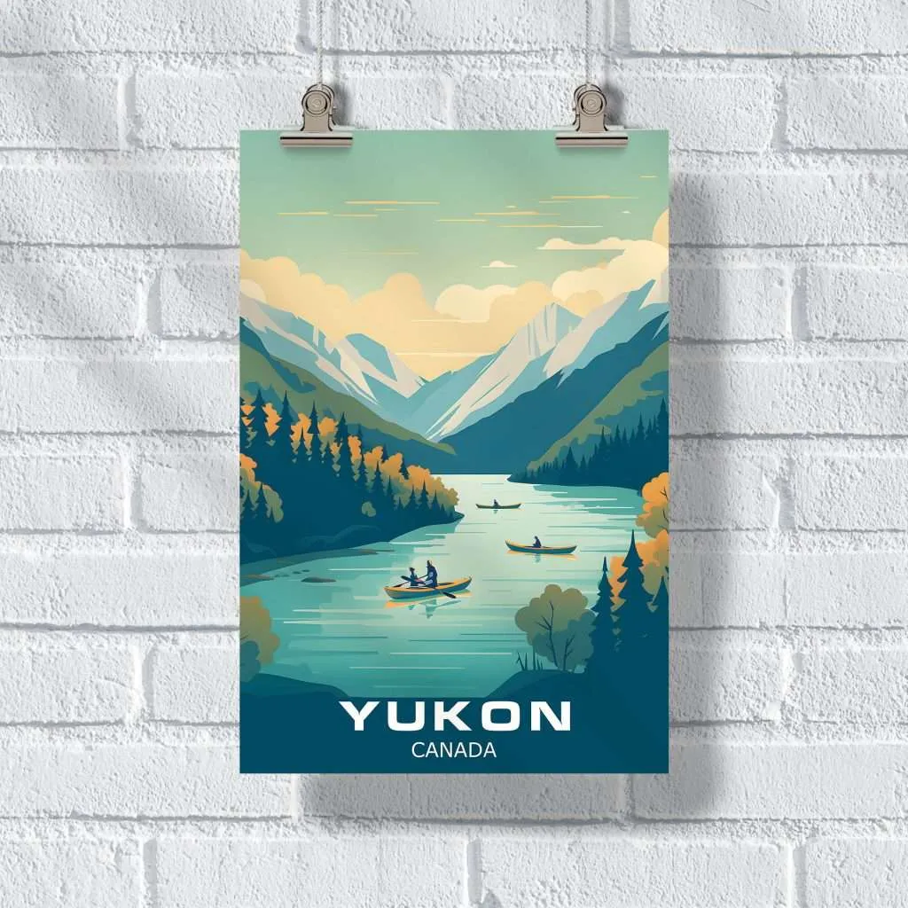 Yukon River Adventure Poster UnitedWorldMemories